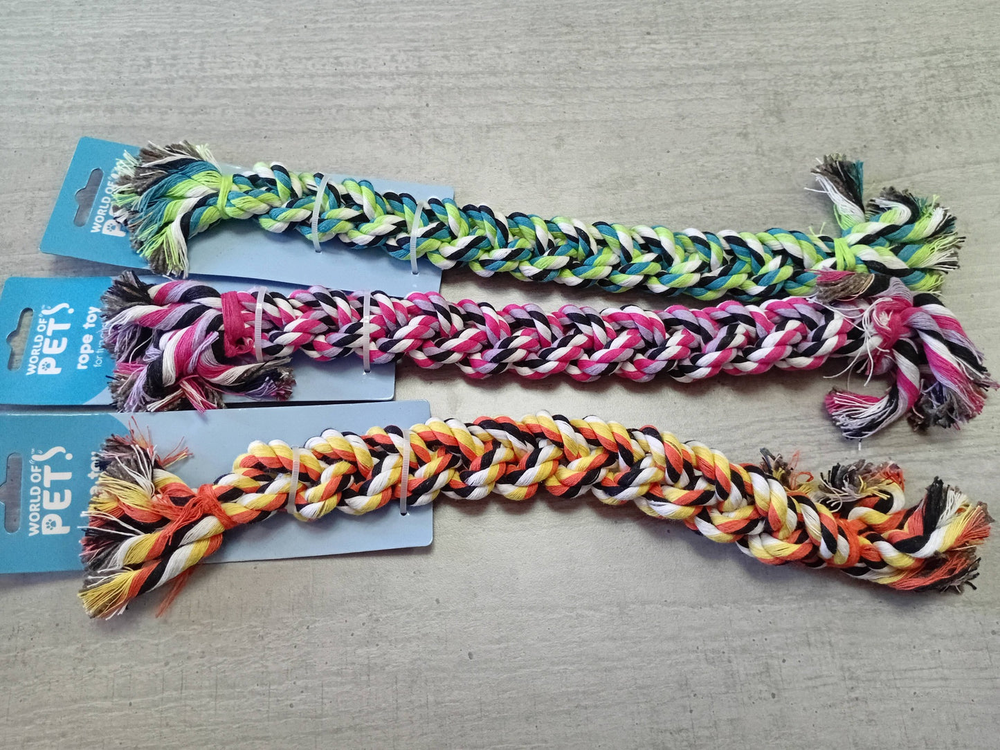 45cm braided rope tug toy
