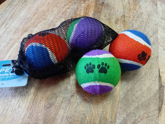 2 pk pet tennis balls