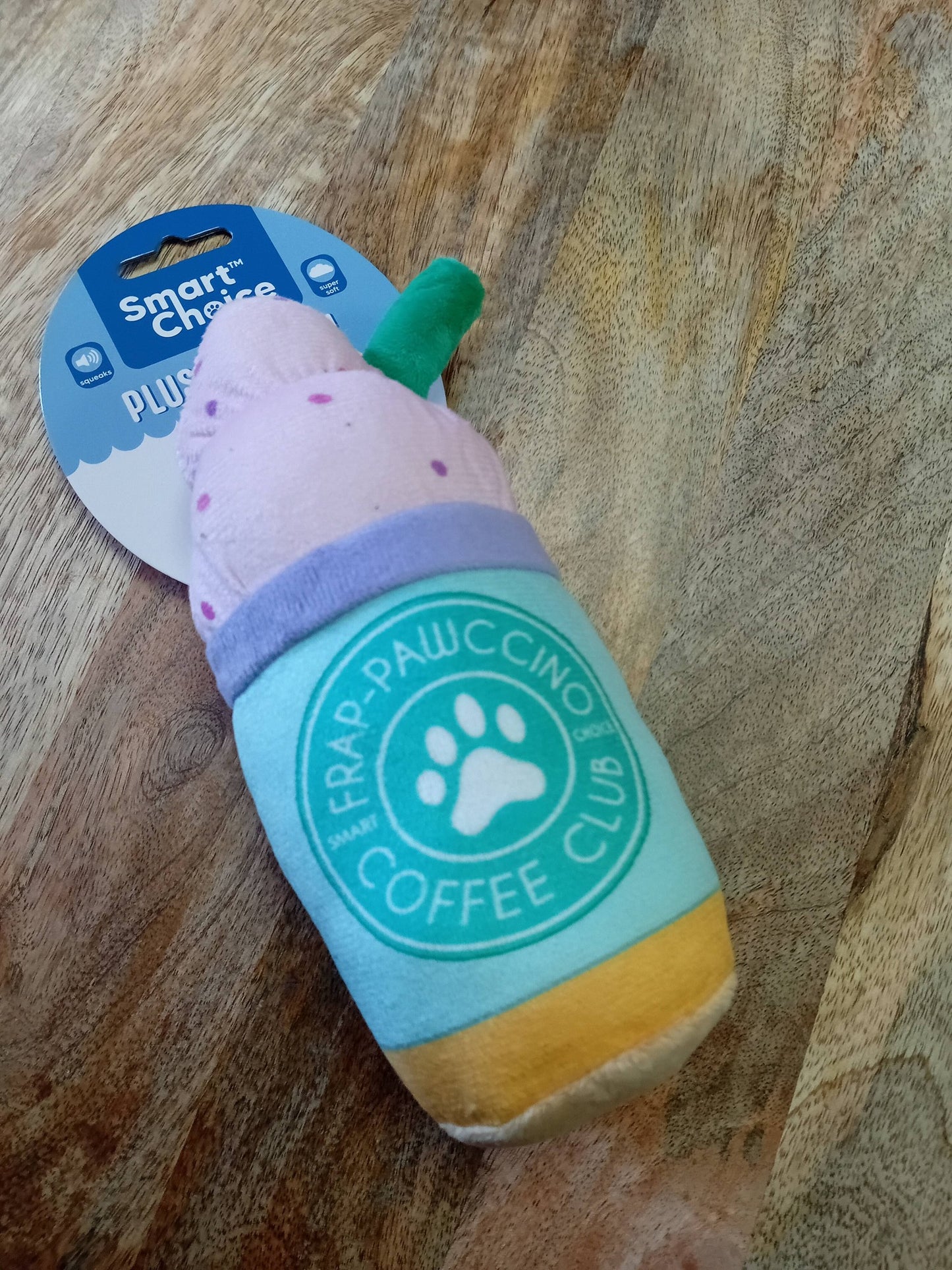 Coffee cup Squeaky Plush toy