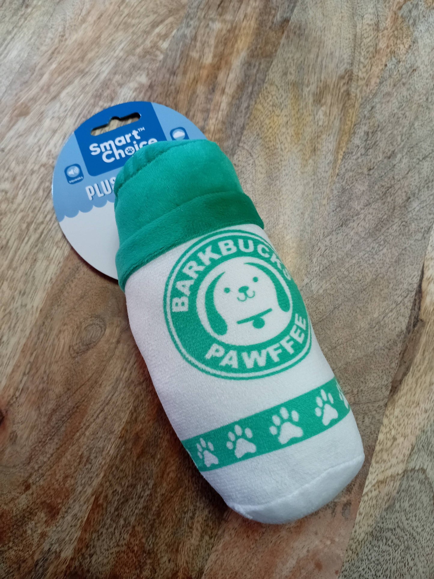 Coffee cup Squeaky Plush toy