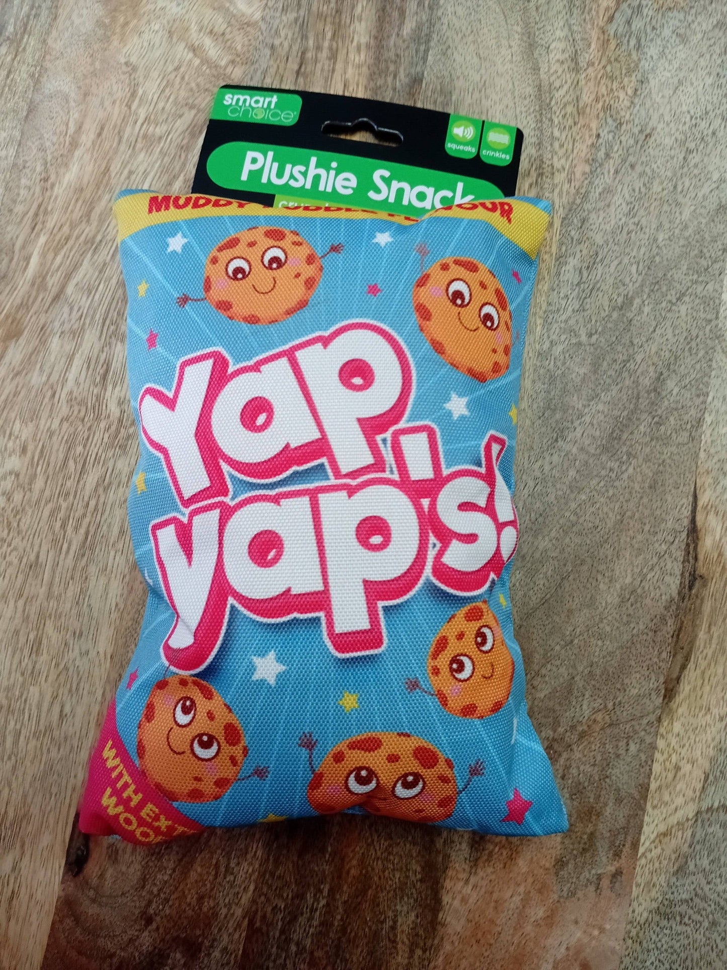 Crinkle crisp packet plush toy