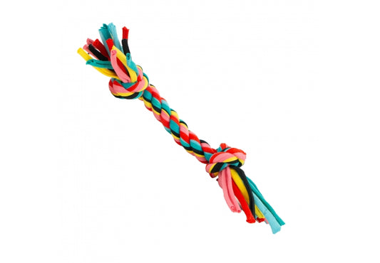 Multi coloured medium rope toy